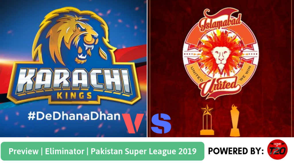 Pakistan Super League 2019 Eliminator Islamabad United vs Karachi Kings