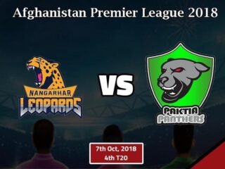 Nangarhar Leopards vs Paktia Panthers