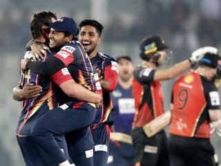 First Super over of BPL 2019 won by Vikings