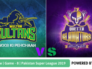 Pakistan Super League 2019 Match 8 Multan Sultans vs Quetta Gladiators