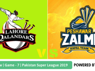 Peshawar Zalmi vs Lahore Qalandars
