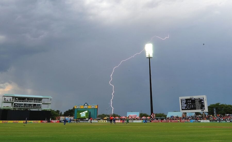 Rain Spoils Kimberly show between Knights and Warriors