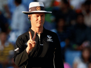 Simon Taufel joined the Hero CPL match officials team