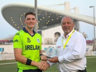 Gareth Delany impressed with the bat for Ireland as they defeated Oman