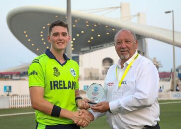 Gareth Delany impressed with the bat for Ireland as they defeated Oman