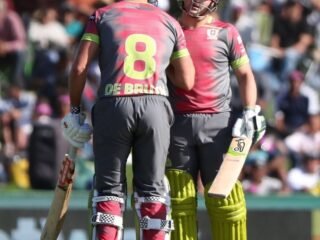 Elgar outshines James Vince in tense Paarl clash