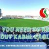 Shpageeza Cricket League All you need to know about Kabul Eagles