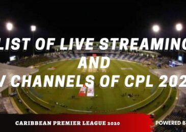 List of CPL 2020 LIVE STREAMING and TV CHANNELS | #CPL2020