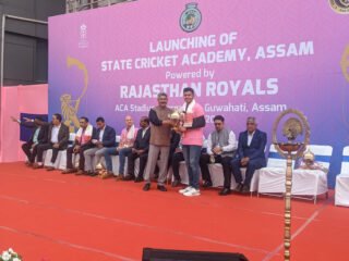 Rajasthan Royals inaugurates Cricket Academy in Guwahati's Barsapara stadium