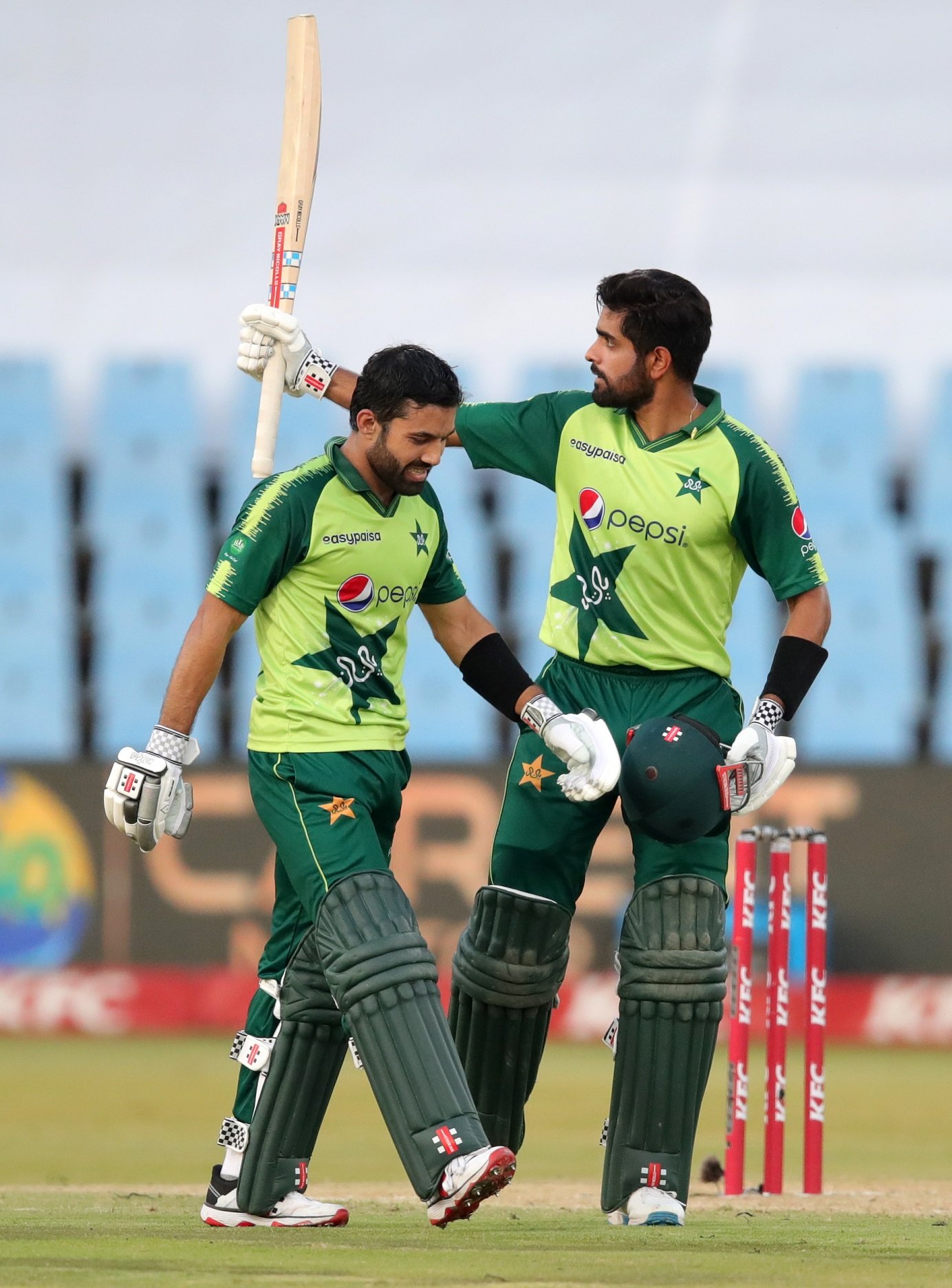 Babar and Rizwan win the game for Pakistan