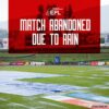 Rhinos and Gladiators match abandoned, they shared a point each