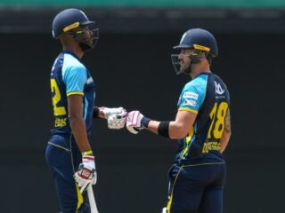 Superb du Plessis century ends Patriot's unbeaten run