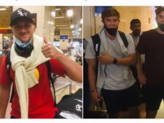Jordan Thompson and Tom Lammonby arrived in Karachi for PSL 2022