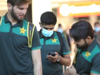 Pakistan Cricket team in Dubai