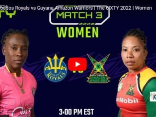 LIVE | Trinbago Knight Riders vs Barbados Royals | The 6IXTY 2022 | Women | Home of T20