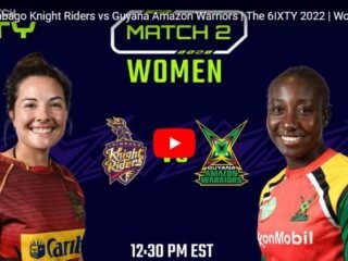 LIVE | Trinbago Knight Riders vs Guyana Amazon Warriors | The 6IXTY 2022 | Women | Home of T20