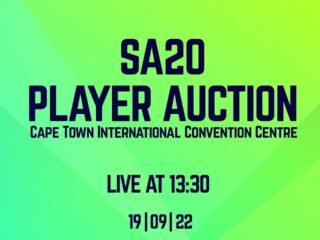 Watch Live Streaming of SA20 Players Auction