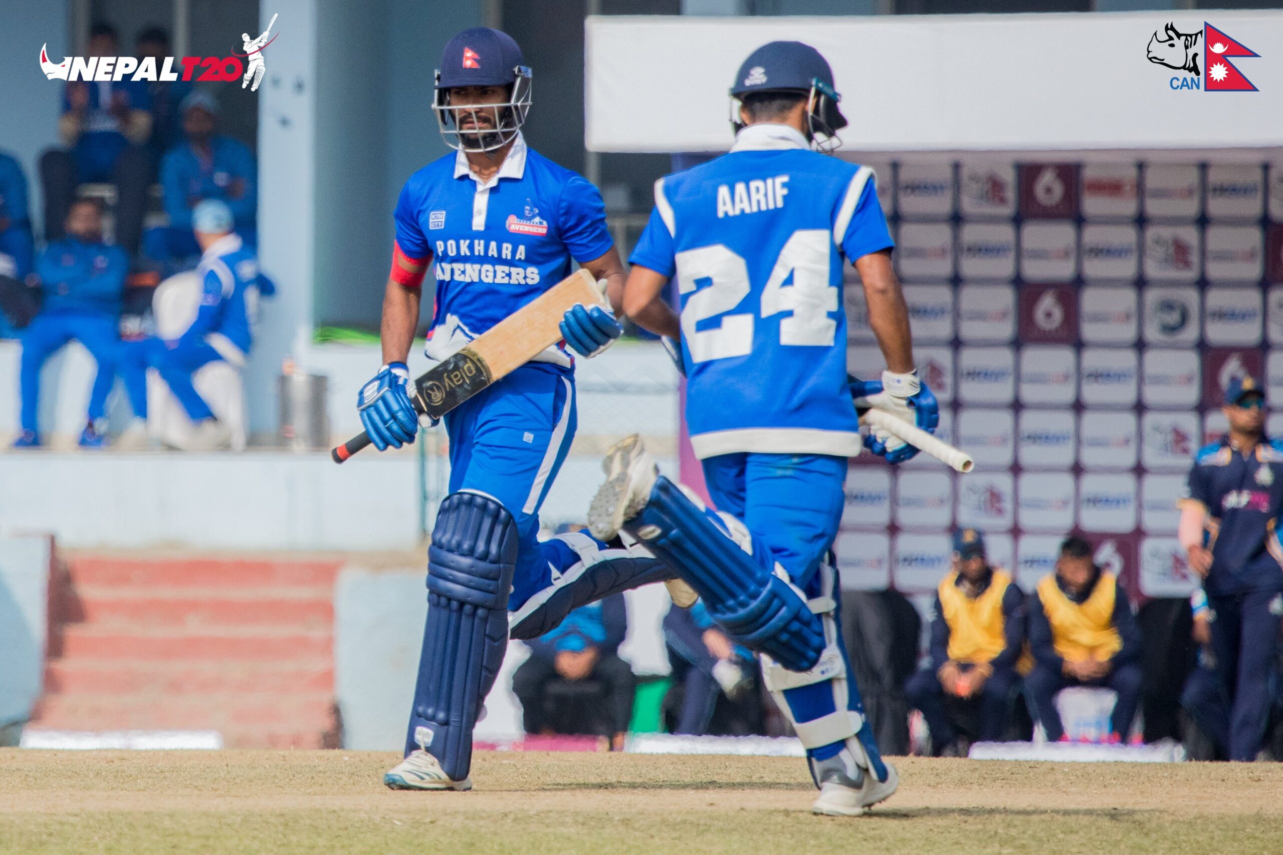 Sheikh Brothers in Nepal T20 League 2022, Picture: CricketNep/Twitter