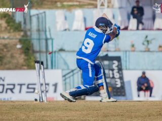 Aasif Sheikh, Picture: CricketNep/Twitter