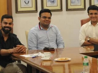 Jay Shah and Virat Kohli
