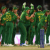 South Africa finds first win of the World Cup as they restrict New Zealand in the chase