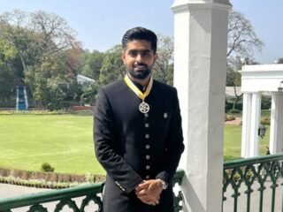Babar azam receives sitara e imtiaz