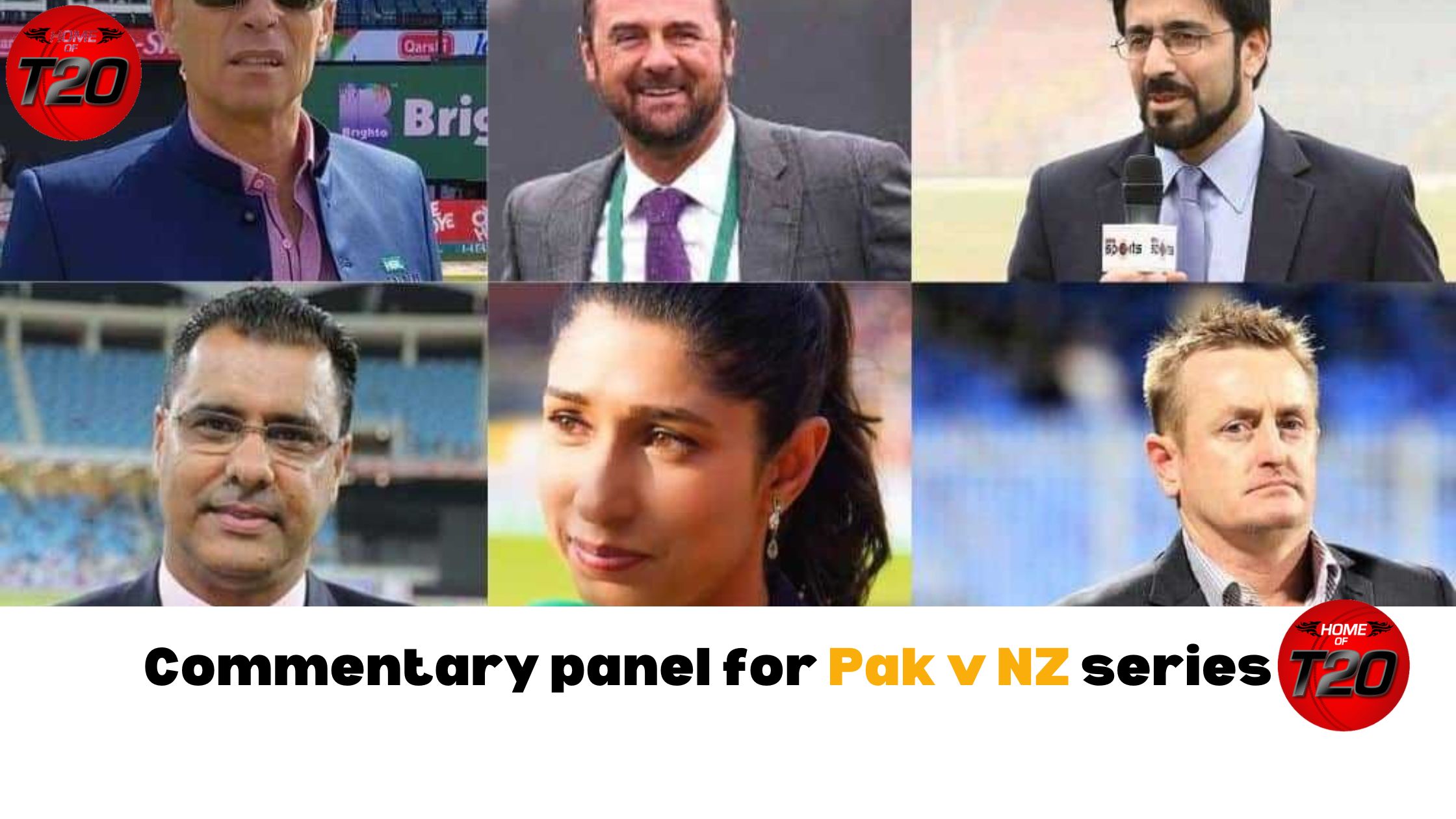 Commentary panel for Pak v NZ series announced