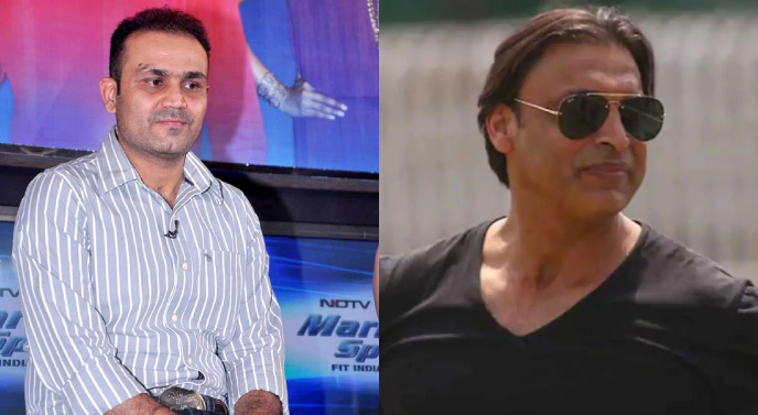 Sehwag ready for battle with Shoaib Akhtar