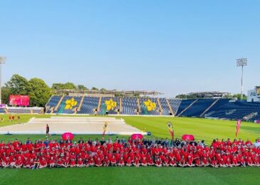 Glamorgan welcomed over 350 girl guides to Sophia Gardens