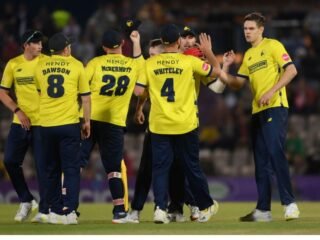 Somerset's winning streak breaks as Hampshire took the guts