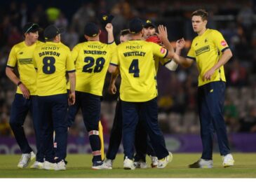 Somerset’s winning streak breaks as Hampshire took the guts