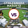 GT20 Canada Match 12, Brampton Wolves vs Vancouver Knights Match Preview, Pitch Report, Weather Report, Predicted XI, Fantasy Tips, and Live Streaming Details