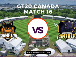 GT20 Canada Match 16, Brampton Wolves vs Mississauga Panthers Match Preview, Pitch Report, Weather Report, Predicted XI, Fantasy Tips, and Live Streaming Details