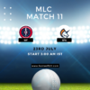 MLC 2023 Match 11, Washington Freedom vs San Francisco Unicorns Match Preview, Pitch Report, Weather Report, Predicted XI, Fantasy Tips, and Live Streaming Details