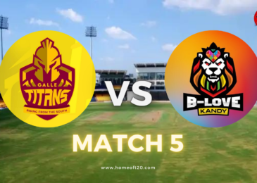 LPL 2023 Match 5, Galle Titans vs B-Love Kandy Match Preview, Pitch Report, Weather Report, Predicted XI, Fantasy Tips, and Live Streaming Details