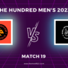 The Hundred Men’s 2023 Match 19, Birmingham Phoenix vs Oval Invincibles Match Preview, Pitch Report, Weather Report, Predicted XI, Fantasy Tips, and Live Streaming Details