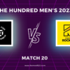 The Hundred Men’s 2023 Match 20, Welsh Fire vs Trent Rockets Match Preview, Pitch Report, Weather Report, Predicted XI, Fantasy Tips, and Live Streaming Details