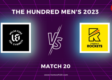 The Hundred Men’s 2023 Match 20, Welsh Fire vs Trent Rockets Match Preview, Pitch Report, Weather Report, Predicted XI, Fantasy Tips, and Live Streaming Details