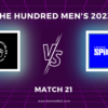 The Hundred Men’s 2023 Match 21, Oval Invincibles vs London Spirit Match Preview, Pitch Report, Weather Report, Predicted XI, Fantasy Tips, and Live Streaming Details