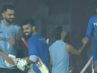 Indian cricket stalwart, Virat Kohli, made headlines on Friday as he shared a warm interaction with Pakistan's cricket stars ahead of their much-anticipated clash scheduled for the Pallekele International Cricket Stadium in Kandy, Sri Lanka, on Saturday. The 34-year-old middle-order batter met with key Pakistani players, including Haris Rauf, Shadab Khan, Mohammad Rizwan, and Shaheen Shah Afridi, setting the stage for an electrifying showdown between the arch-rivals. During the practice session, Kohli shared a heartwarming moment with Haris Rauf, as the two cricketers exchanged smiles and embraced in a show of sportsmanship and camaraderie. After the practice session, Kohli, standing at the pavilion, engaged in a friendly conversation with Shadab Khan and Mohammad Rizwan. Laughter echoed through the air as the trio enjoyed their time together. Later on, Shaheen Shah Afridi joined the group, and Kohli extended his warm greetings to the Pakistani star. These interactions between Indian and Pakistani cricketers exemplify the strong bond and mutual respect they share, with their encounters often marked by memorable moments of sportsmanship. Notably, Kohli had a chat with Babar Azam and Rizwan earlier, following Pakistan's historic victory against India in the T20 World Cup 2021 in Dubai, demonstrating that cricket transcends borders and rivalries. In anticipation of the high-voltage India-Pakistan clash, Kohli emphasized the need for his teammates to be at their "absolute best" when facing Pakistan's formidable bowling attack. In an interview ahead of the Asia Cup, Kohli acknowledged the talent and quality within the Pakistan team, particularly in their bowling department. He highlighted Pakistan's strength in bowling and the presence of impactful bowlers capable of changing the game's dynamics with their skillset. Kohli acknowledged that playing against Pakistan is always an exciting challenge, emphasizing the importance of being at the peak of their game to contend with their arch-rivals. The Asia Cup group match between Pakistan and India is scheduled for September 2. If both teams qualify, they may face each other again on September 10 in the super-four stage and potentially in the final on September 17, adding even more excitement to the tournament's narrative.