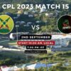 CPL 2023 Match 15, Guyana Amazon Warriors vs St Kitts and Nevis Patriots Match Preview, Pitch Report, Weather Report, Predicted XI, Fantasy Tips, and Live Streaming Details