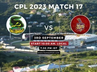 CPL 2023 Match 17, Jamaica Tallawahs vs Trinbago Knight Riders Match Preview, Pitch Report, Weather Report, Predicted XI, Fantasy Tips, and Live Streaming Details