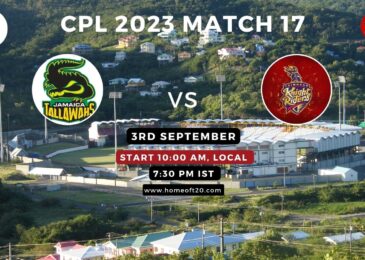 CPL 2023 Match 17, Jamaica Tallawahs vs Trinbago Knight Riders Match Preview, Pitch Report, Weather Report, Predicted XI, Fantasy Tips, and Live Streaming Details