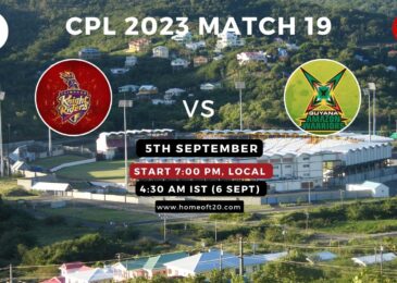 CPL 2023 Match 19, Trinbago Knight Riders vs Guyana Amazon Warriors Match Preview, Pitch Report, Weather Report, Predicted XI, Fantasy Tips, and Live Streaming Details