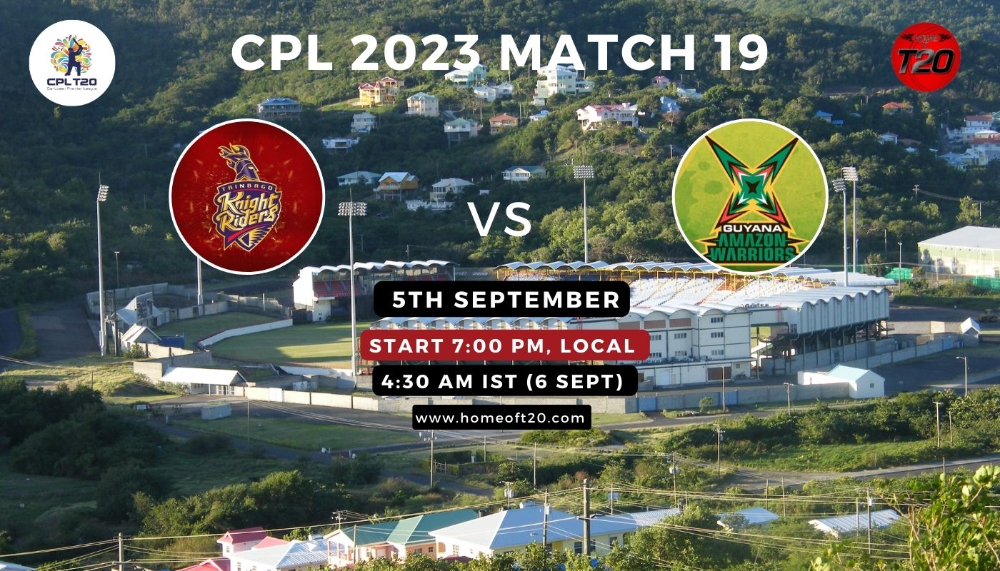 Trinbago Knight Riders vs Guyana Amazon Warriors Match Preview