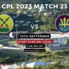 CPL 2023 Match 23, Barbados Royals vs Guyana Amazon Warriors Match Preview, Pitch Report, Weather Report, Predicted XI, Fantasy Tips, and Live Streaming Details