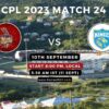 CPL 2023 Match 24, Trinbago Knight Riders vs Saint Lucia Kings Match Preview, Pitch Report, Weather Report, Predicted XI, Fantasy Tips, and Live Streaming Details