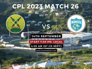 CPL 2023 Match 26, Guyana Amazon Warriors vs St Lucia Kings Match Preview, Pitch Report, Weather Report, Predicted XI, Fantasy Tips, and Live Streaming Details