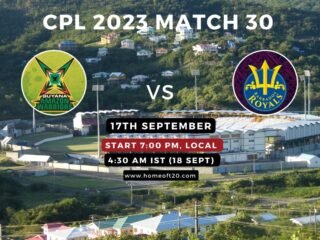 CPL 2023 Match 30, Guyana Amazon Warriors vs Barbados Royals Match Preview, Pitch Report, Weather Report, Predicted XI, Fantasy Tips, and Live Streaming Details