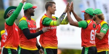 Guyana Amazon Warriors move to top of CPL table with win over Patriots